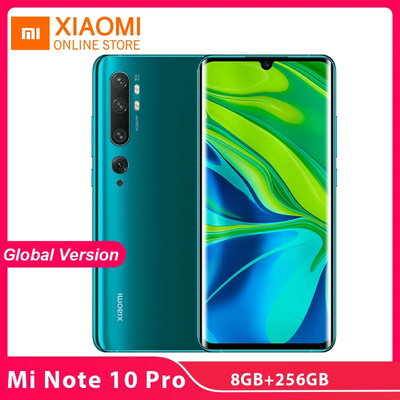 Xiaomi Mi Note 10 Pro смартфон с восьмиядерным процессором Snapdragon 730G ОЗУ 8 ГБ ПЗУ 256 5260 мАч 6 47