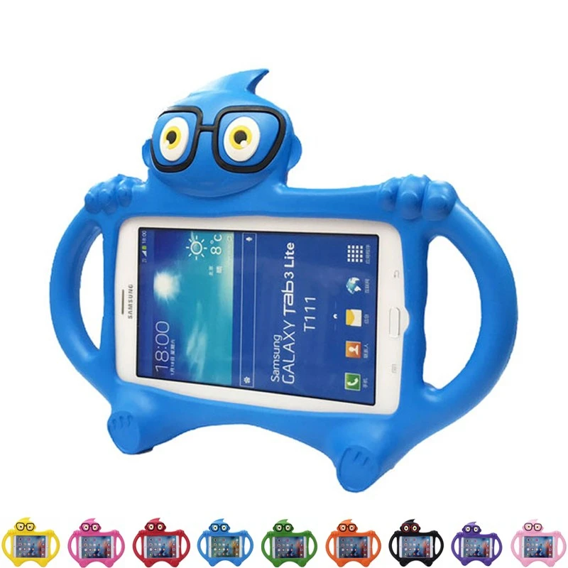 

New Glasses kids Cartoon EVA Stand Case Universal for 7.0 inch tablet (Tab 3/P3200/T110/T111/T210/T211/huawei-T1/lenovo-A7)