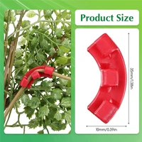 15pcsset red green plant benders trainer for low stress training plants curved growth plants bending clips garden tool