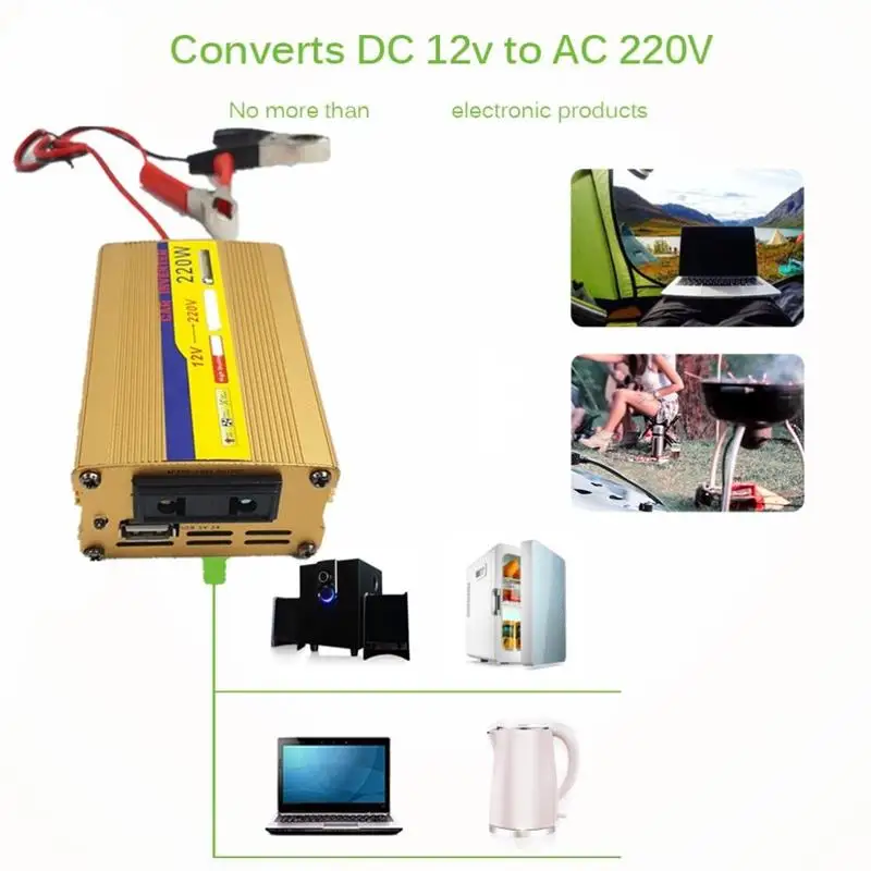 Solar Power System Kit 10/40/60A Controller Panel Battery Charger 220W Inverter USB Kits Complete Home Grid Camping | Обустройство