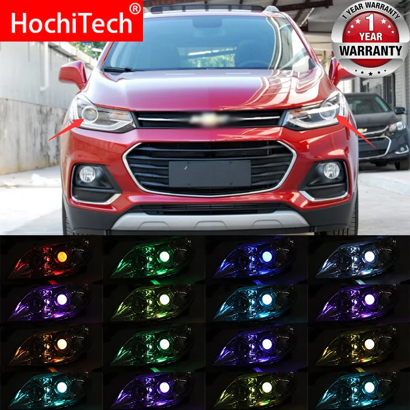 

Wireless Control RGB LED Demon Eyes light Kit For Chevrolet Trax 2014-2020 Projector Lights Lens