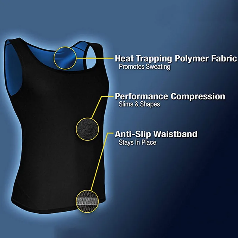Мужская корректирующая одежда жилет для талии горячие костюмы сауны