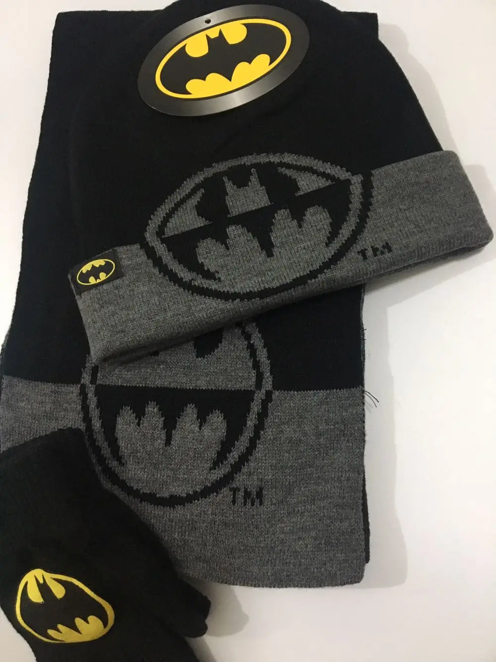 1 комплект милая Вязаная Шапка бини с рисунком мстители Бэтмен детский