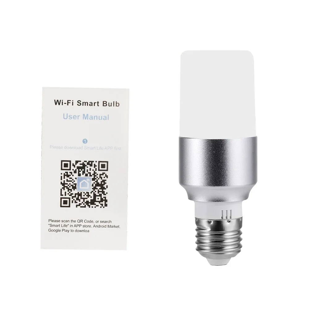 NEWKBO V15 умный wifi светодиодный светильник RGB + W Светодиодный 6 Вт E26 с регулируемой