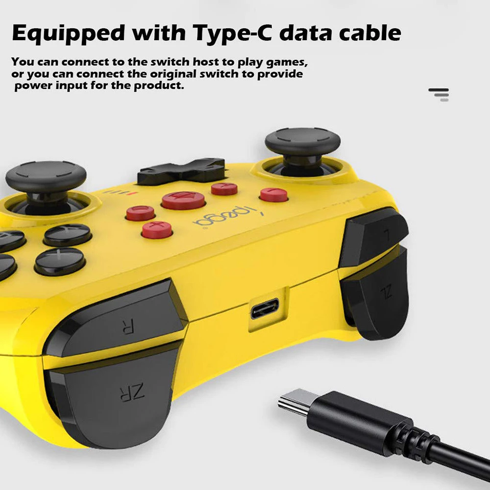 IPega PG-9162 беспроводной Bluetooth Джойстик Нинтендо переключатель шестиосевой Вибрационный игровой контроллер эргономичный NS Switch Pro джойстик