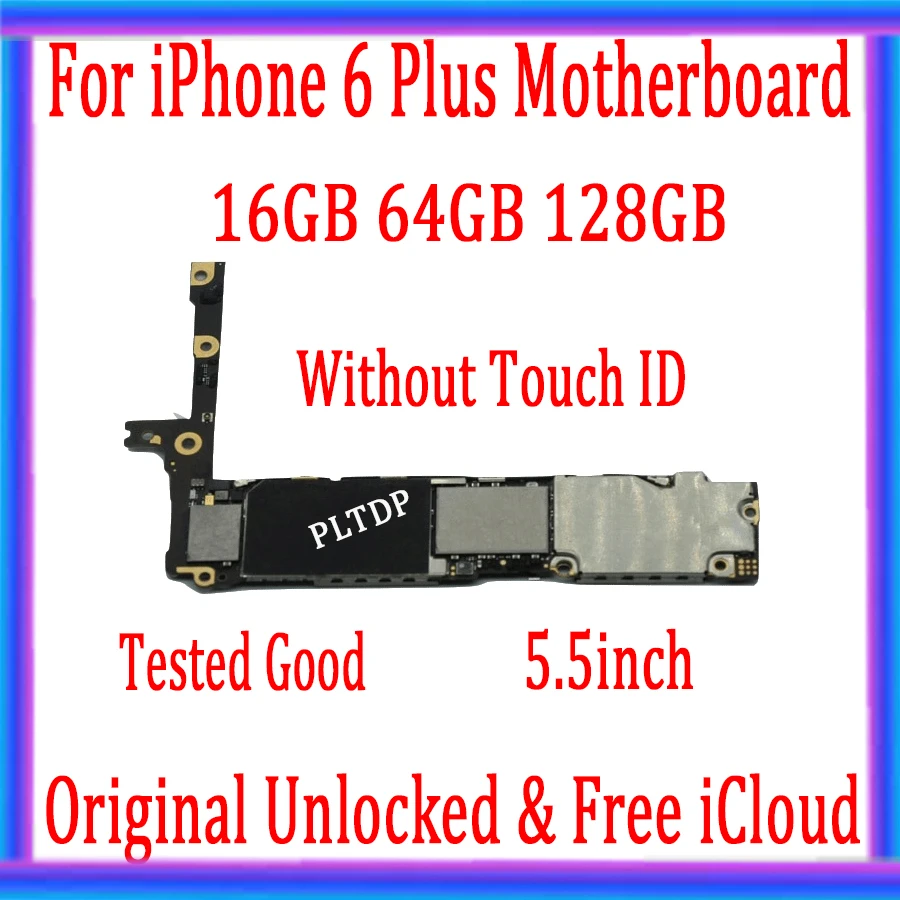 Оригинальная материнская плата для iPhone 6 Plus 5 дюйма 16 Гб 64 128 ГБ разблокированная