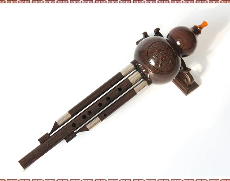 Традиционная Тыква Хулуси из массива дерева ручной работы этнический