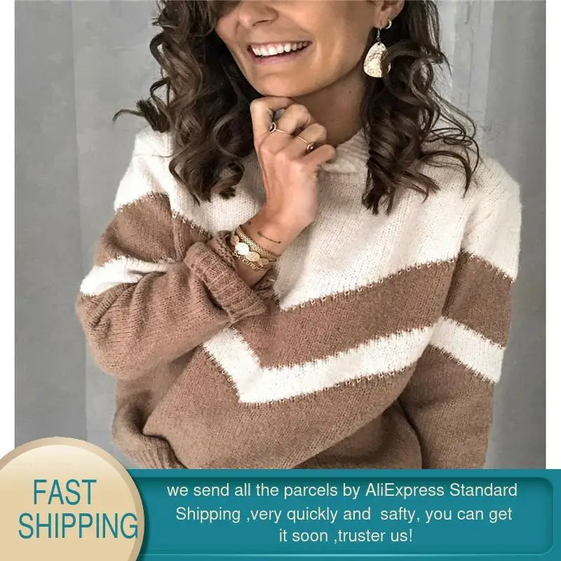Женский кашемировый свитер теплый вязаный Повседневный джемпер с высоким