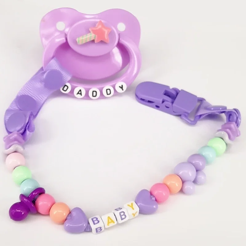 Соска для взрослых детей ABDL большой с зажимом на цепочке заказ | Мать и ребенок