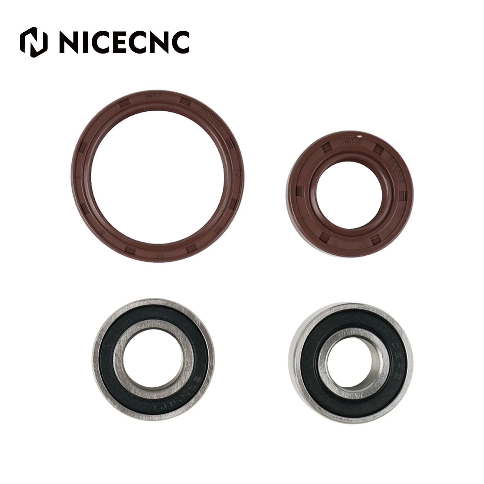 

NICECNC Rear Wheel Bearing Rubber Seals Kit For Honda CR125R CR250R CR 125R 250R 1990 1991 1992 1993 1994 Motorcycle Accessories