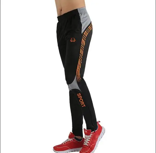Mannen, спортивные, для бега, Broek, Zakken, Atletische Voetbal, broek, для тренировок, спортивные, эластичные, леггинсы, для бега, для спортзала, Broek, F009 - Цвет: Оранжевый