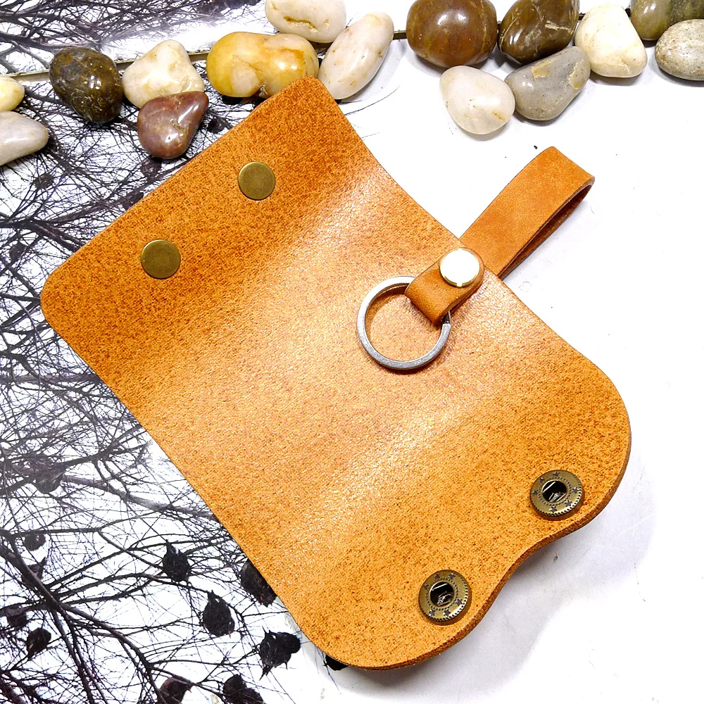 Blongk Mini Key сумка чехол для ключей Дом натуральная кожа органайзер мужской