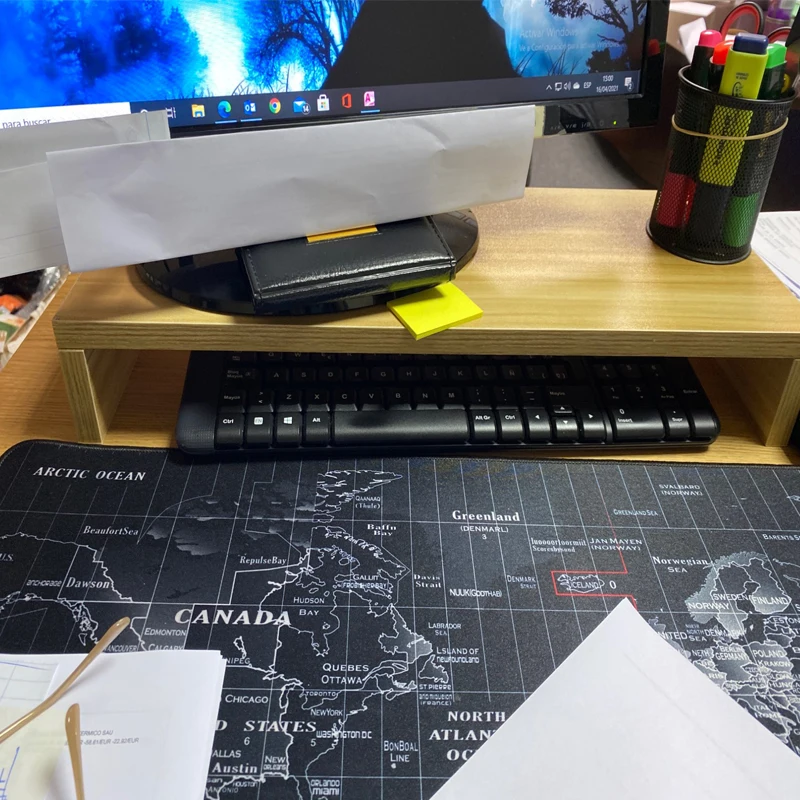 Деревянный держатель кронштейн светодиодный ЖК дисплей компьютерный монитор
