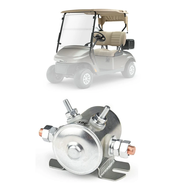 

36V 4 Terminal Solenoid Relay for Ezgo TXT Series 1980-2010 Electric Golf Cart 15-242 15-243 15-334 27855-G01