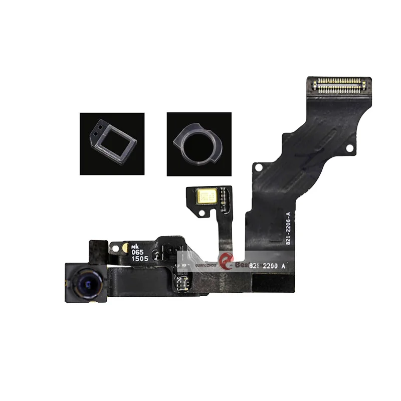 Высокое качество фронтальная камера кольцо держатель для iPhone 5 5S 5C 6S 6 Plus фронтальная камера объектив правый датчик приближения гибкий кабель