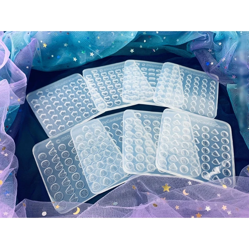 

Stars Love Heart Candy Epoxy Resin Mold Cookie Biscuit Cake Baking Silicone Mould DIY Crafts Jewelry Casting Mold