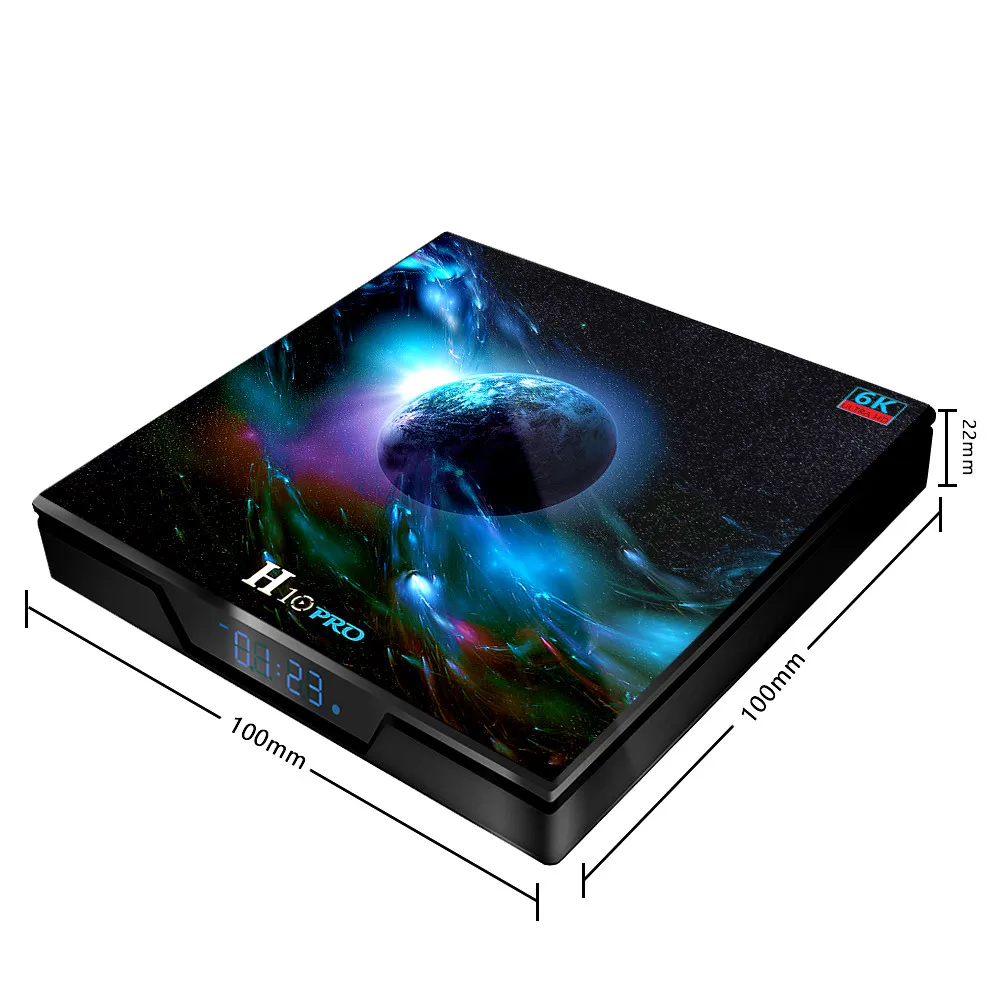 2019 Новинка H10 Pro Smart tv Box 4 ГБ DDR3 64 Android 9 0 ТВ приставка 2 4G 5G WiFi 6K