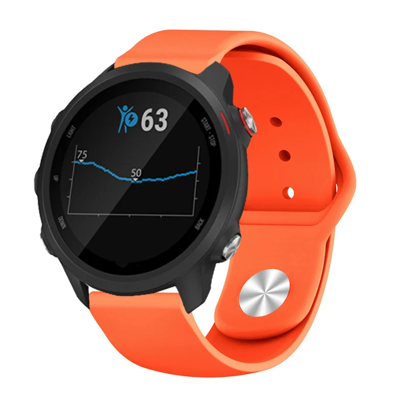18 мм 20 мм 22 мм силиконовый ремешок на запястье ремешок для Garmin Vivoactive4 4 4S Смарт-часы браслет для Garmin Vivoactive 3 ремешки Correa