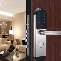 high security code door lock touch keypad m1 card electronic door lock for apartments wireless hotel lock system timer lock