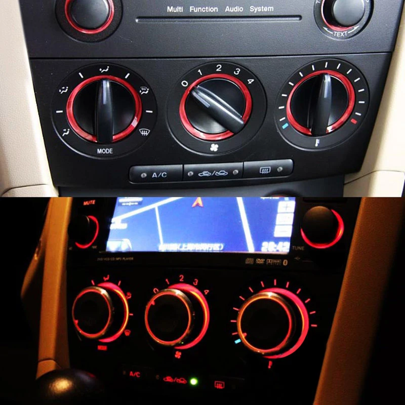 SPEEDWOW 3 шт./партия автомобильный Кондиционер переменного тока кнопка переключения