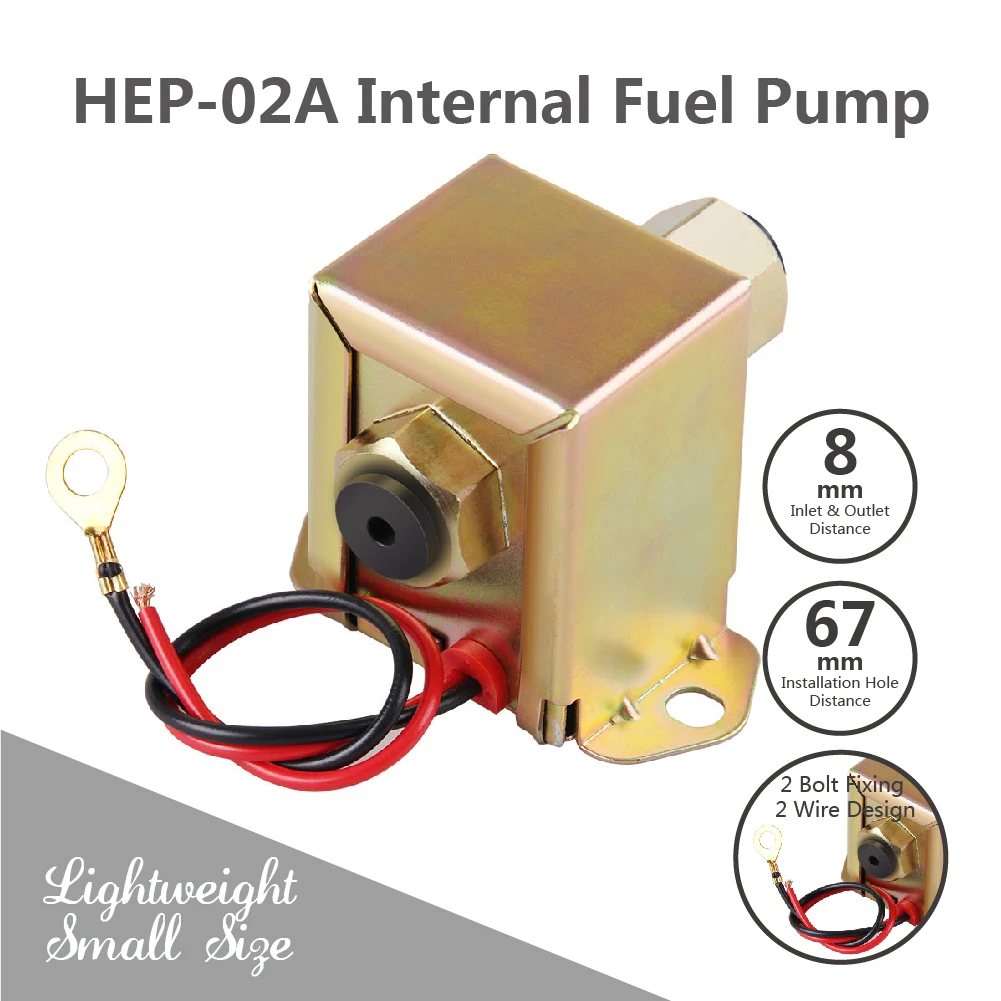 Универсальный Электрический топливный насос фасетный Стиль бензиновый