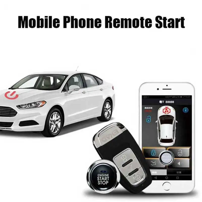 Пульт дистанционного запуска для автомобиля система сигнализации с 2 антеннами и