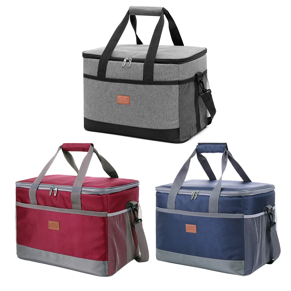 

Waterproof Insulated Lunch Bags Picnic Bento Container Shoulder Handbags School Food Storage Pouch Hiking Accessories