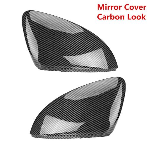 Mirror Cover Carbon Для VW Golf MK7 7 GTI R GTD Динамический светодиодный сигнальный светильник зеркало заднего вида Индикатор мигалка повторитель для Volkswagen Rline Touran - Цвет: Mirror Cover Carbon