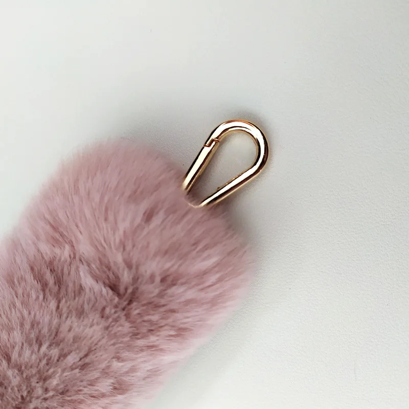 45cm Replacement Bag Strap Faux Fur Handbag Shoulder Strap Handle For Women Purse Belt Winter Bag Accessories Mobile Phone Chain