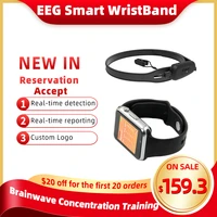 eeg smart wristband touch sreen bluetooth 4 0 wearable device concentration training customizable with brainwave headband