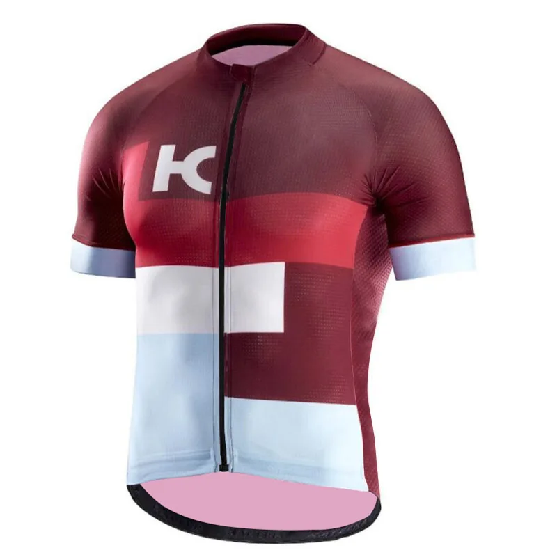 

Runchita Proteam Summer Cycling Jersey Short Sleeve tops men's bicicleta MTB Bike Cycling Clothing Bicycle Clothes Short Maillot