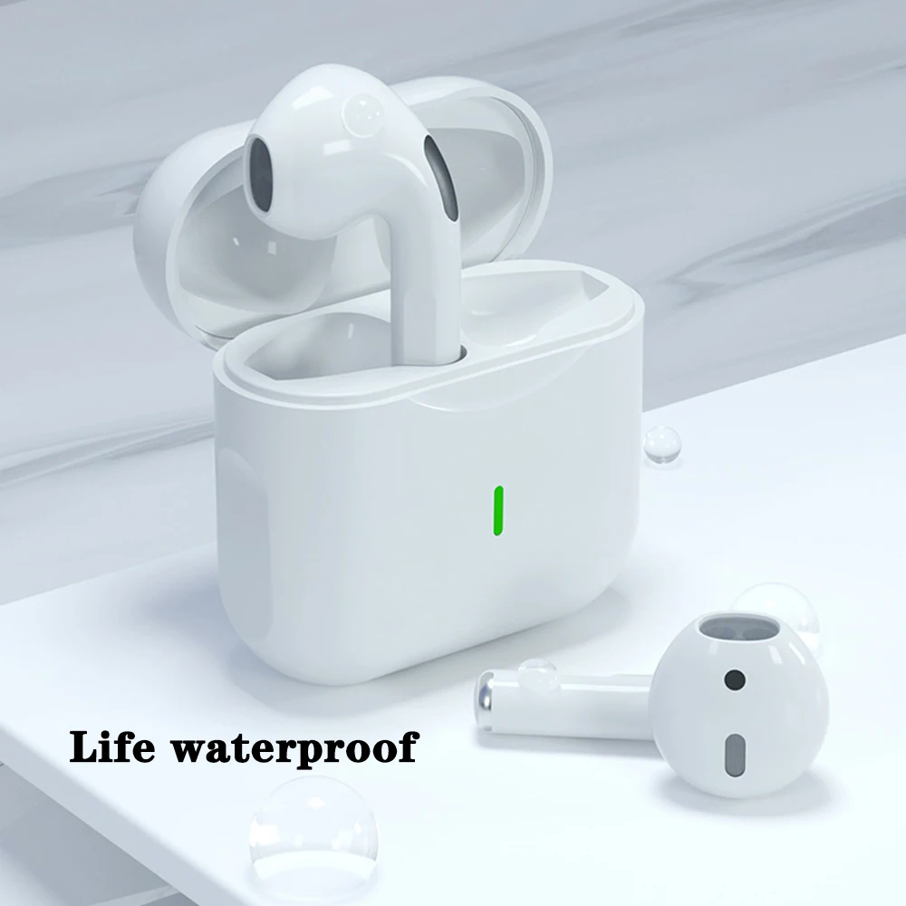 Беспроводные наушники Air Pro 4 TWS миниатюрные Bluetooth 5 0 с зарядным чехлом Спортивная