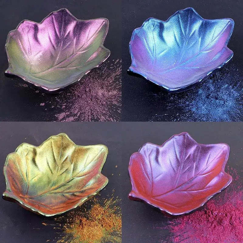Жемчужный глиттер для эпоксидной смолы Chameleon Powder набор пигментов Магический диско DIY краситель для изготовления ювелирных украшений.