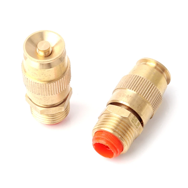 1pc 1/2 Inch Male Thread Brass Adjustable Sprinkler Garden Lawn High Atomizing Misting Nozzle Metal Sprinkler