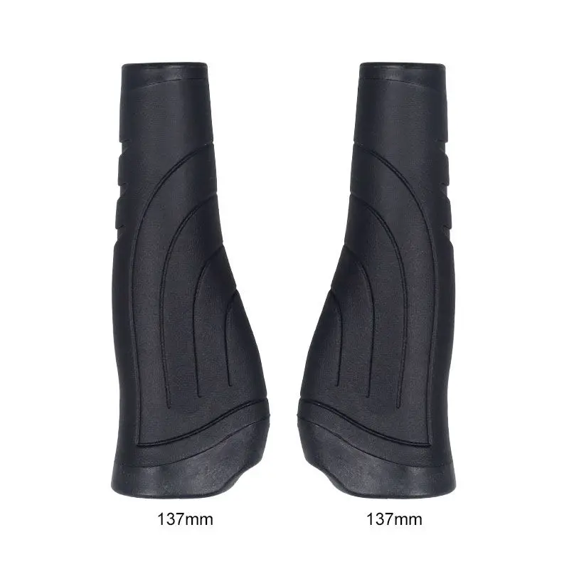 

Bicycle Front Handle The Two Sides Can Be Locked Ergonomic Bicycle Handle Two-color Non-slip Bicycle Grips Riding Accessories