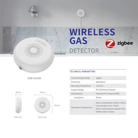 zigbee tuya smart gas detector alarm home security wireless gas sensor wifi smart linkage for smart home alarm system