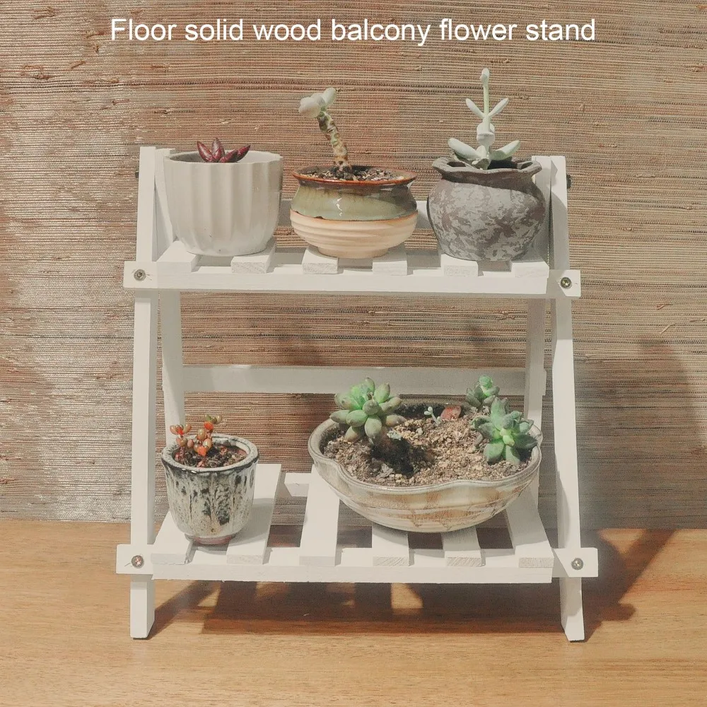 

Wooden Plant Shelf Flower Display Rack Multifunctional Indoor Storage Shelf Blacony Living Room Plant Flower Stand