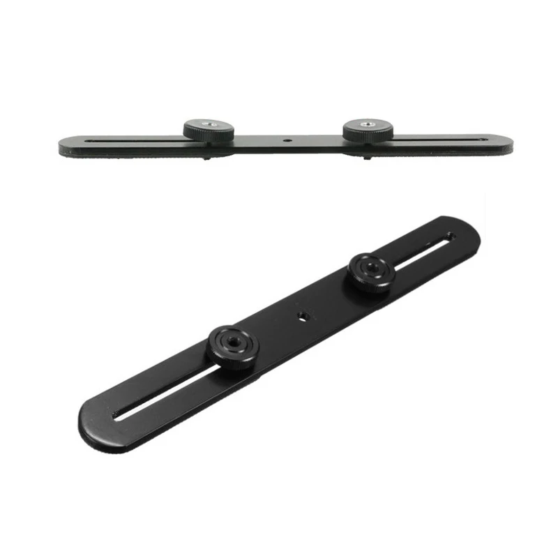 Портативный двойной кронштейн для вспышки горячего башмака держатель штатива