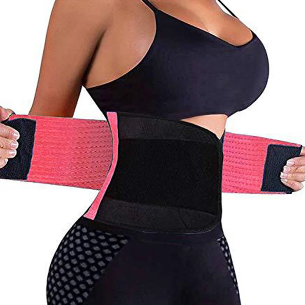 

Cors de ltex para mujer, entrenador de cintura, moldeador de cuerpo, envoltura adelgazante, fajas de vientre colombianas