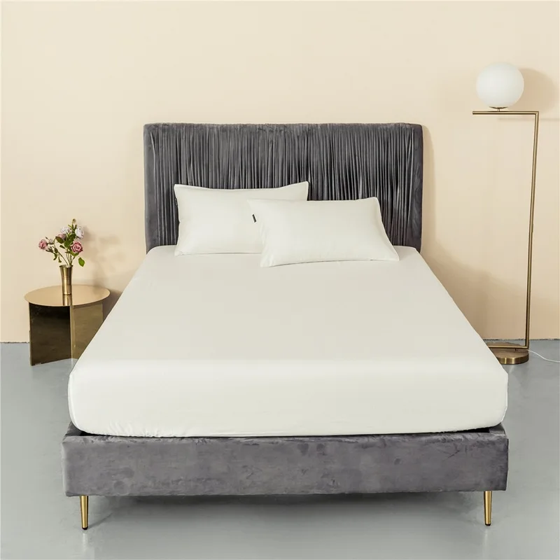 

3pc Egyptian cotton home Linens 100% cotton luxury bedding set Bed linen bed sheet set Elastic fitted sheet Bedspread on the bed