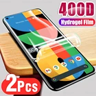 Гидрогелевая пленка для смартфона Google Pixel 5A, защитная пленка для смартфона с полным покрытием, подходит для Google Pixel 6 Pro 5 4A, 2 шт.