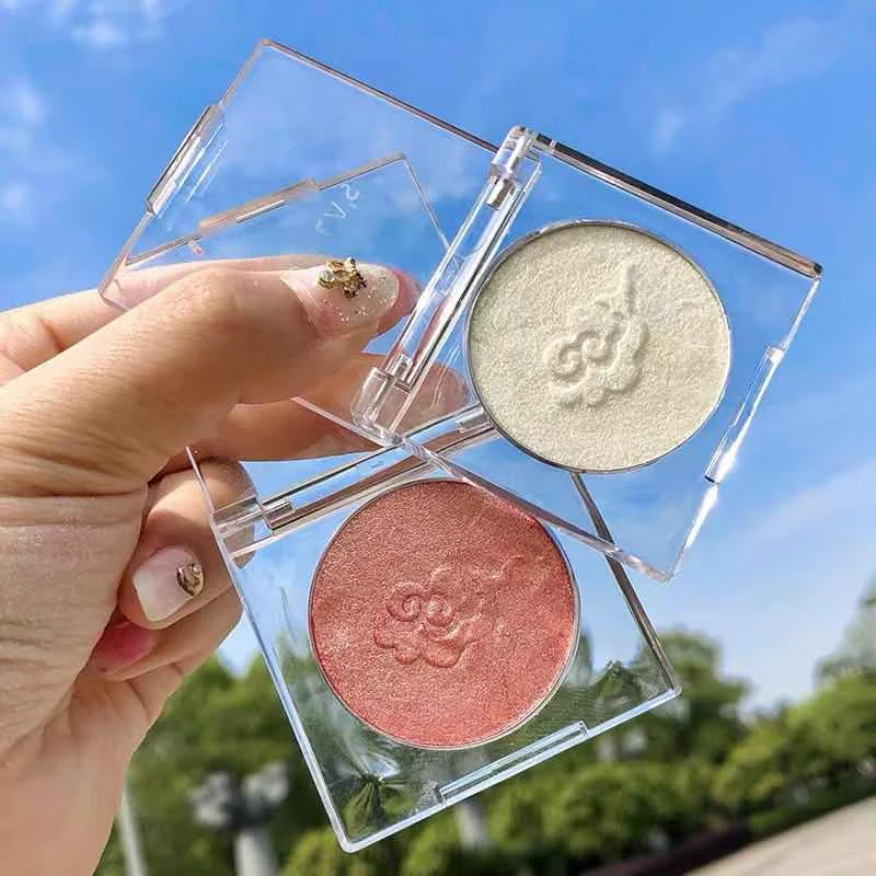 Новинка 2020 4 цвета хайлайтер палитра для лица макияж блеск контурного макияжа