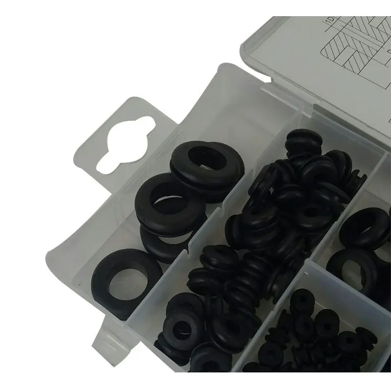 180 шт круглые резиновые втулки в ассортименте набор: электрический проводник