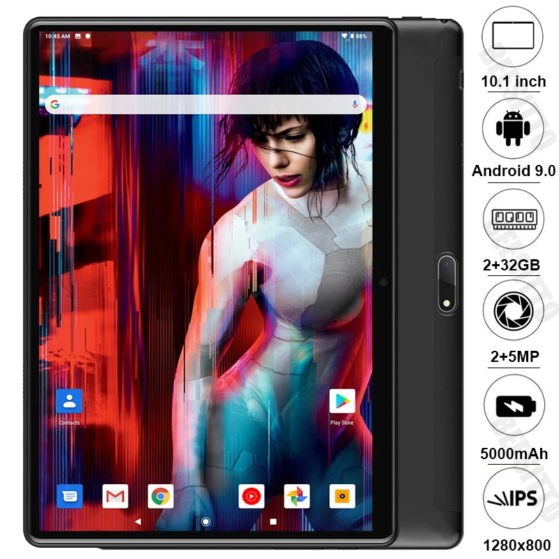 Новое поступление 10 1 дюймов Android 9 0 Google Play 4G с функцией звонка таблетки Wi Fi Bluetooth GPS