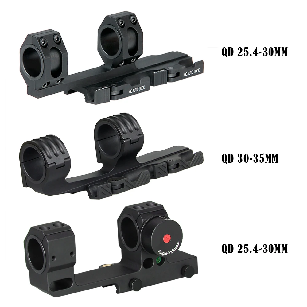 Тактическое крепление Canis Latrans Airsoft QD 25 4-35 мм для прицела с центральной высотой 21 2