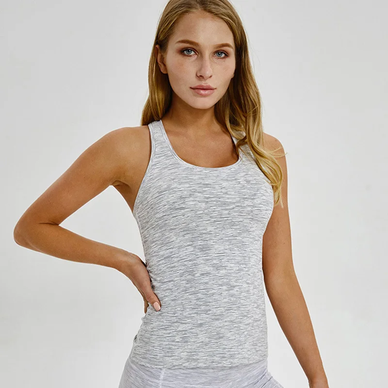 Yoga Vest Solid Workout Backless Shirts Sports Fitness Tank Top Women Active Wear Sleeveless Sexy Shirt Gym T Shirt