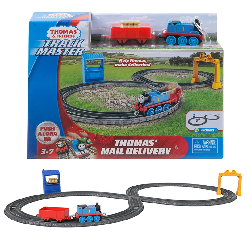 

Thomas and Friends GFF10 Mail Delivery Train Set Track Master Tank Engine Push Along