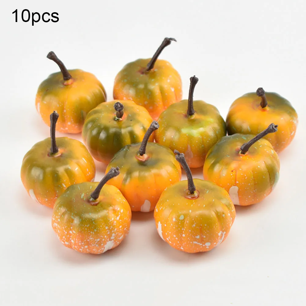 

Halloween Pumpkin Artificial Mini Foam Pumpkins Fruits Models Simulation Vegetable Halloween Thanksgiving Party Home Scene Props