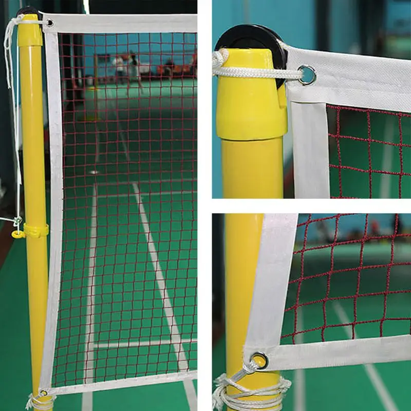 

2021 New 6.1m X 0.75m Professional Sport Training Standard Braided Badminton Net New H58D