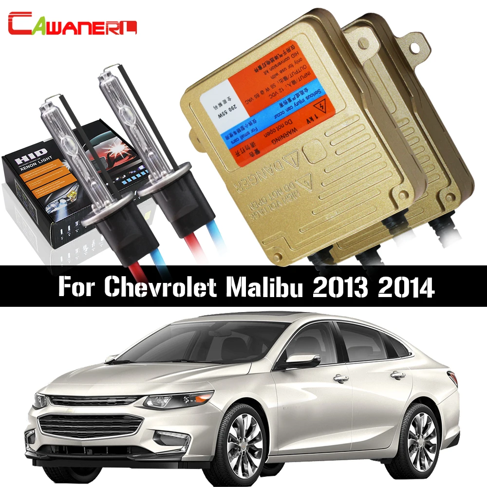 Cawanerl 55 Вт Автомобильная Шина CAN HID ксеноновый комплект для Chevrolet Malibu 2013 2014 без